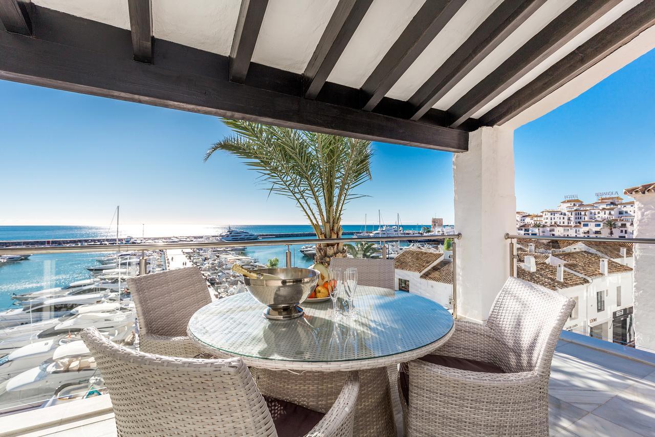 Апартаменты Front Line Penthouse Puerto Banus With Sea Views Марбелья Экстерьер фото